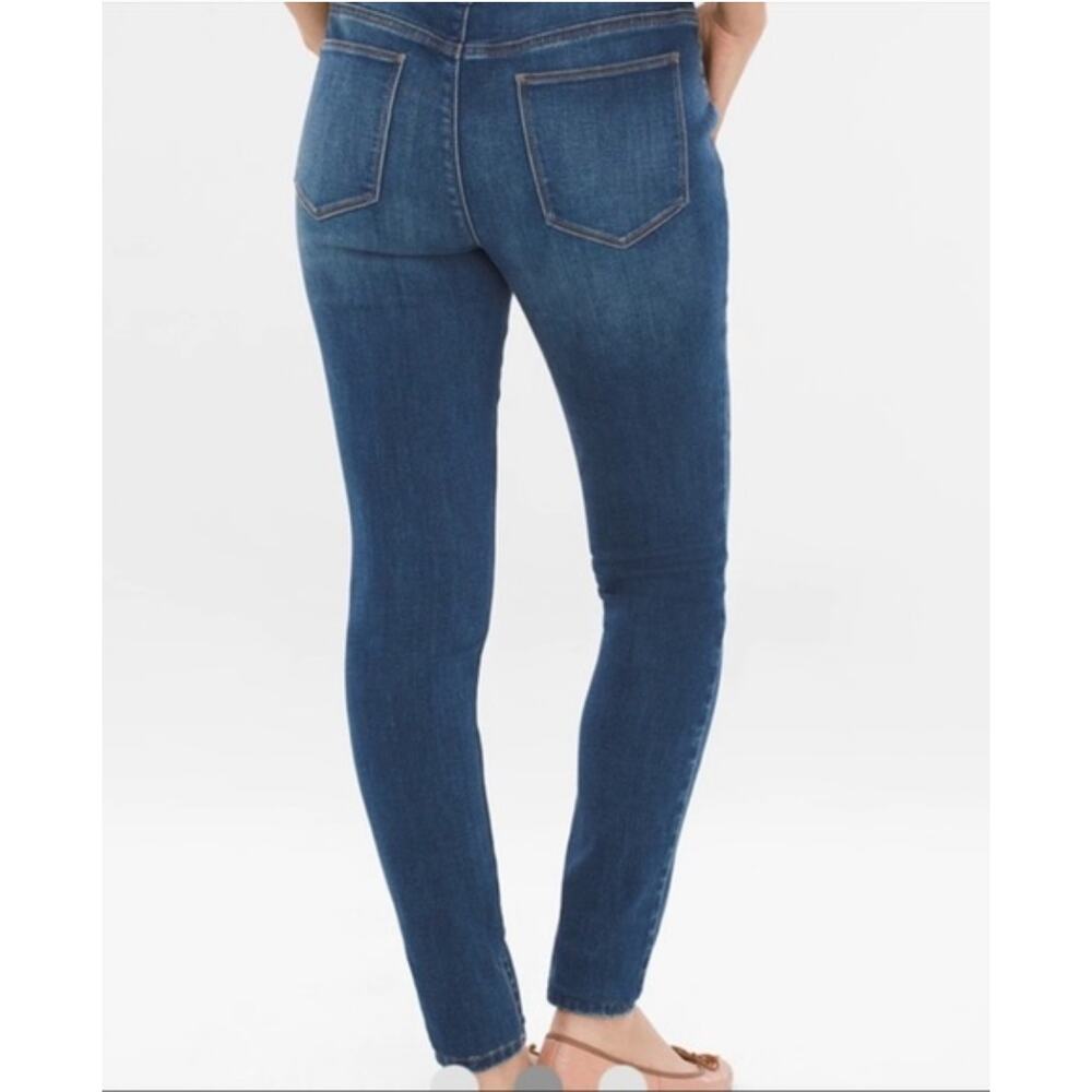 Chico's 2.5 The Platinum Jegging Blue Jeans Size 14 - Picture 2 of 10